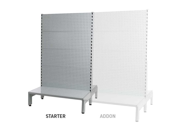 Starter vs Add On Bays in Gondola Shelving