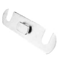 Wall mounting bracket for gondola posts, durable steel construction, essential for retail shelving systems in Australia